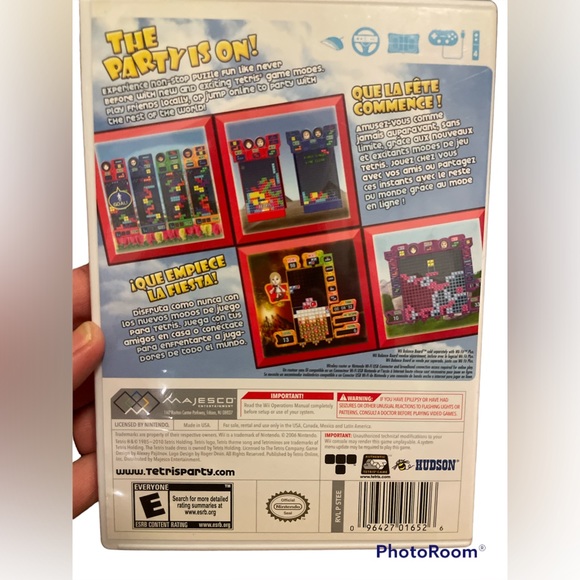 Tetris Party Deluxe Nintendo Wii Game Pre-Owned - Picture 2 of 4